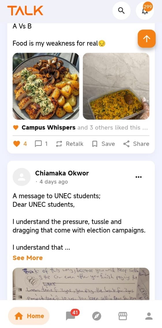 TALK app